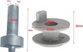 Anillo de carrete con barra de carrete para repuestos de aluminio para sombrillas - Quierox - Tienda Online
