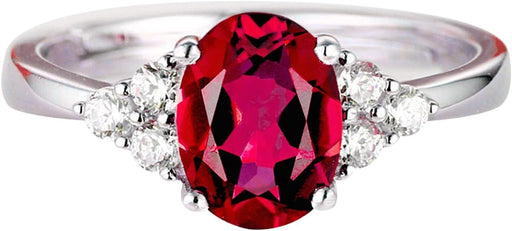 Anillo de compromiso de circonita con incrustaciones de turquesa para mujer - Quierox - Tienda Online