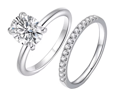 Anillo de diamante de imitacion - Quierox - Tienda Online