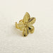 Anillo de flor de Metal de Color dorado para mujeres - Quierox - Tienda Online