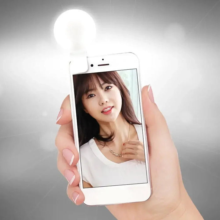 Anillo de luz LED portátil para selfies con teléfono móvil, mini - Quierox - Tienda Online