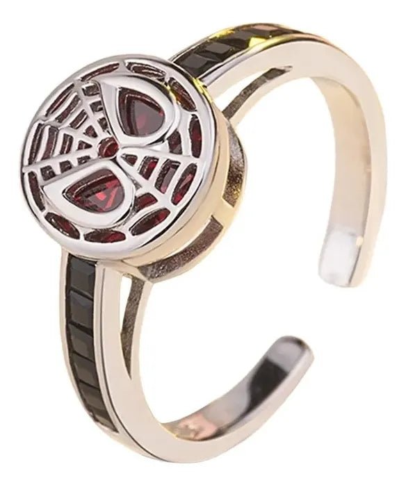 Anillo El Hombre Araña Spiderman Creativo Elegante De Moda Plateado Ajustable - Quierox - Tienda Online