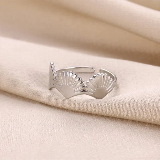 Anillo triple de concha marina, para mujeres - Quierox - Tienda Online