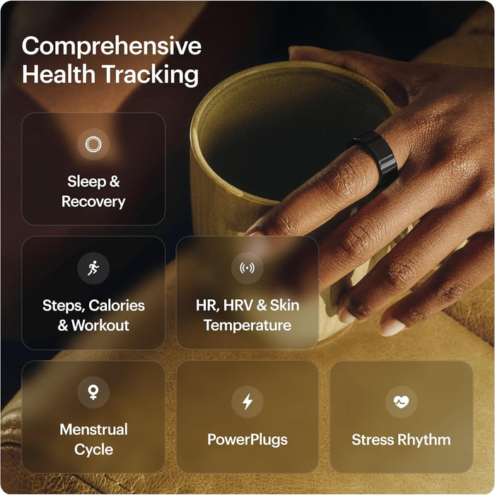 Anillo ULTRAHUMAN AIR: monitor de sueño y actividad física, anillo inteligente para hombres y mujeres - Quierox - Tienda Online