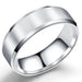Anillos de acero inoxidable 316L, anillos de boda de 8mm para hombre - Quierox - Tienda Online
