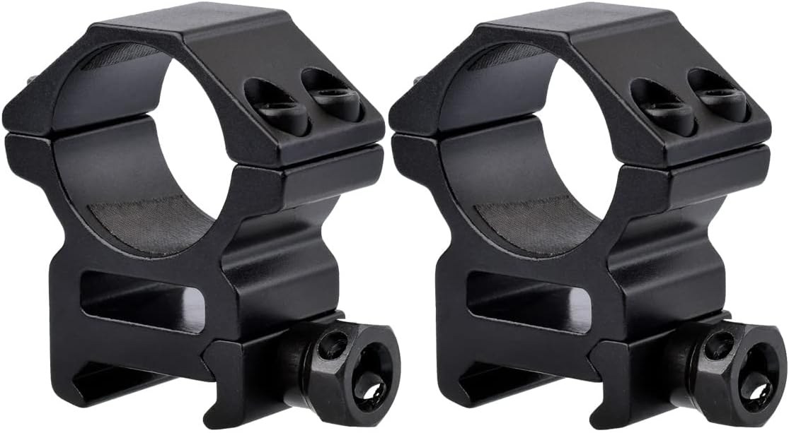 Anillos de alcance óptico de 1.000 in de 1 pulgada para soportes de alcance perfil medio, 2 piezas - Quierox - Tienda Online