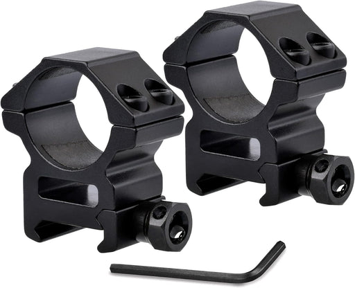 Anillos de alcance óptico de 1.000 in de 1 pulgada para soportes de alcance perfil medio, 2 piezas - Quierox - Tienda Online