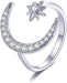 Anillos de luna y estrella para mujer - Quierox - Tienda Online
