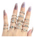Anillos Set 15 Mujer Moderno Boho Hippie Chic - Quierox - Tienda Online