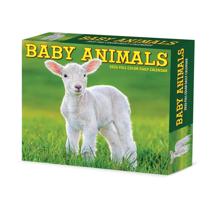 Animales bebés 2026 - Página en caja por día - Quierox - Tienda Online