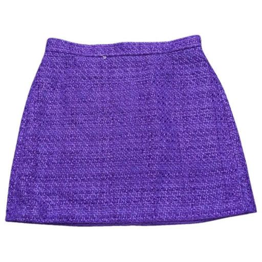 Ann Taylor Mini falda de tubo corta en tweed de color liso - Quierox - Tienda Online