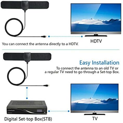 Antena para tv digital, amplificador de señal omnidireccional portátil - Quierox - Tienda Online