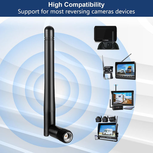 Antena Wi - Fi, negra, banda dual 2,4/5 GHz - Quierox - Tienda Online