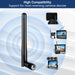 Antena Wi - Fi, negra, banda dual 2,4/5 GHz - Quierox - Tienda Online
