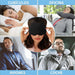 Antifaz de Descanso para Dormir con forma de nube Negro - Quierox - Tienda Online
