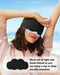 Antifaz de Descanso para Dormir con forma de nube Negro - Quierox - Tienda Online