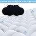 Antifaz de Descanso para Dormir con forma de nube Negro - Quierox - Tienda Online