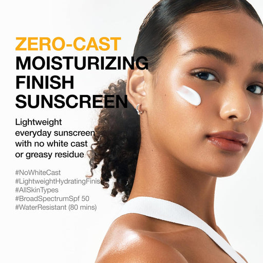 Anua, Protector solar hidratante Zero - Cast SPF 50, natural brillante para cara - Quierox - Tienda Online