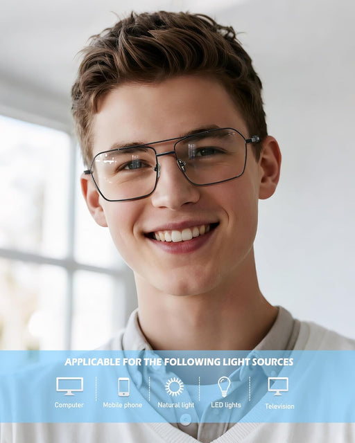ANYLUV Gafas de luz azul para hombres y mujeres, gafas con filtro de luz azul - Quierox - Tienda Online