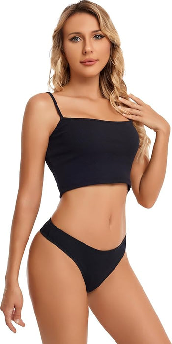 ANZERMSIX - Ropa interior femenina, tangas de algodón transpirable (paquete de 6) - Quierox - Tienda Online