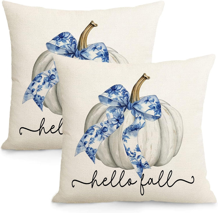 AOFANGGO Fundas de cojín de otoño, juego de 2 unidades de 45x45 cm (18x18 pulgadas) - Quierox - Tienda Online