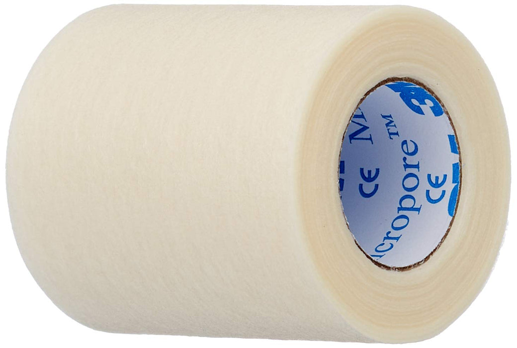 Apósito de papel delicado 3M Micropore™ 5, 10 cm x 9,14 m, paquete de 6 - Quierox - Tienda Online