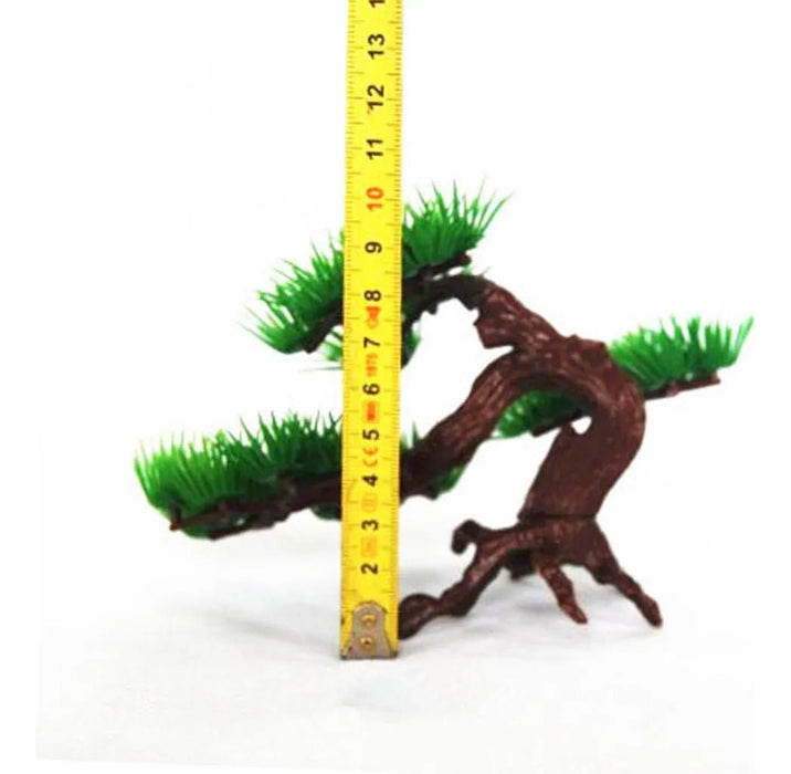 Arbol de pino artificial para decoración de bonsái, accesorios de acuario - Quierox - Tienda Online