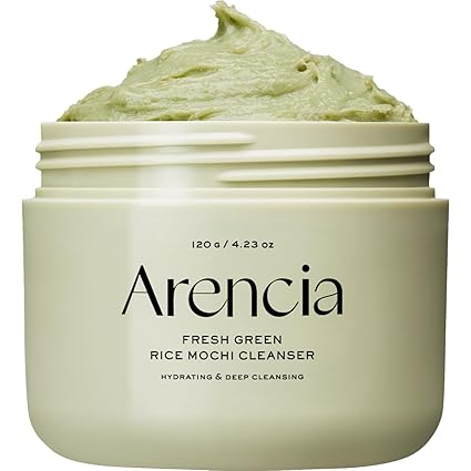 Arencia Limpiador Facial de Arroz Coreano Mochi - Jabón para la Cara, Exfoliante 120g - Quierox - Tienda Online