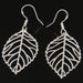 Aretes colgantes de hoja de metal bohemios - Quierox - Tienda Online