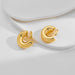Aretes de aro gruesos , aros abiertos ligeros, sin perforaciones, para mujer - Quierox - Tienda Online