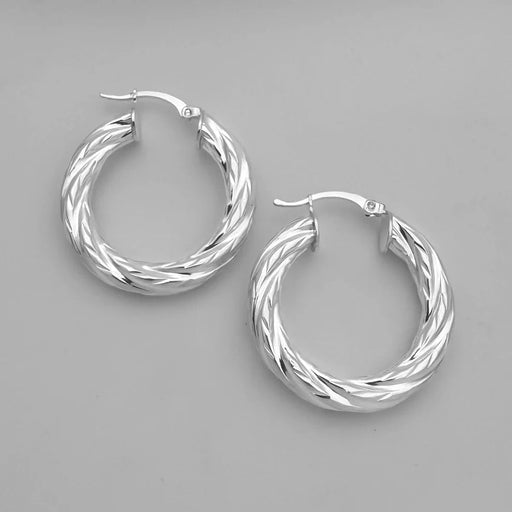 Aretes De Aro Redondos Trenzados - Quierox - Tienda Online