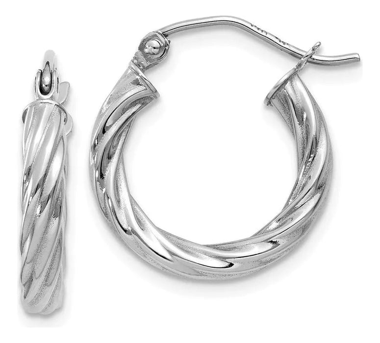 Aretes De Aro Redondos Trenzados - Quierox - Tienda Online