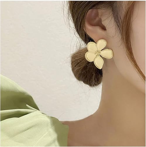 Aretes de flor grande para mujer - Quierox - Tienda Online