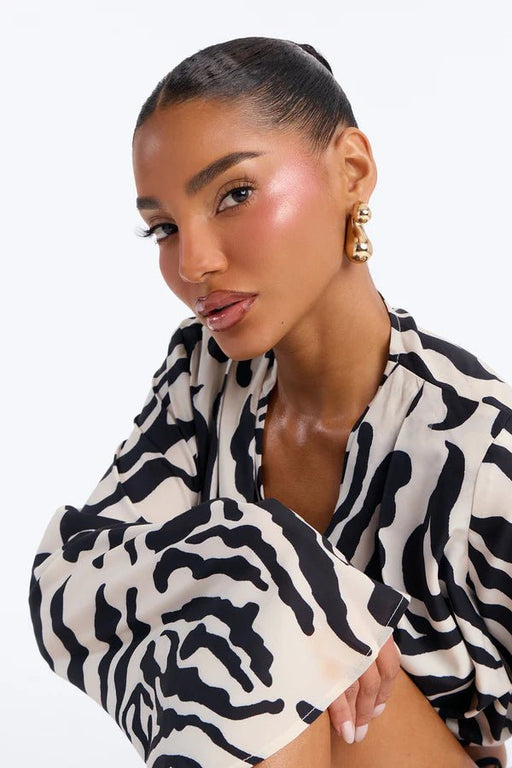 Aretes De Gota Let It Lean Hardware - Dorado - Quierox - Tienda Online