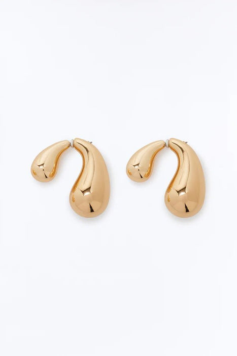 Aretes De Gota Let It Lean Hardware - Dorado - Quierox - Tienda Online