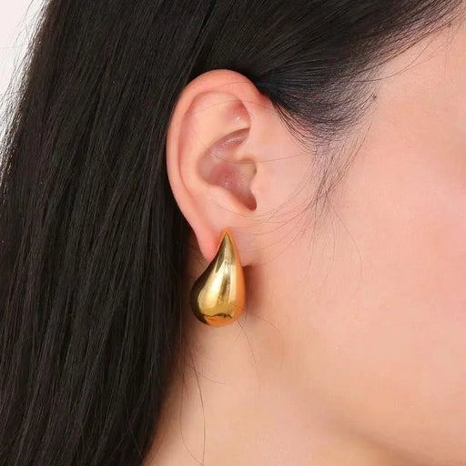Aretes de moda y de alta gama con diseño de goteo de agua - Quierox - Tienda Online