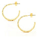 Aretes de mujer Con Textura Torsal para uso casual - Quierox - Tienda Online