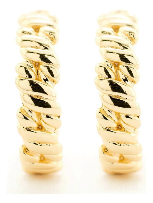 Aretes de mujer Con Textura Torsal para uso casual - Quierox - Tienda Online