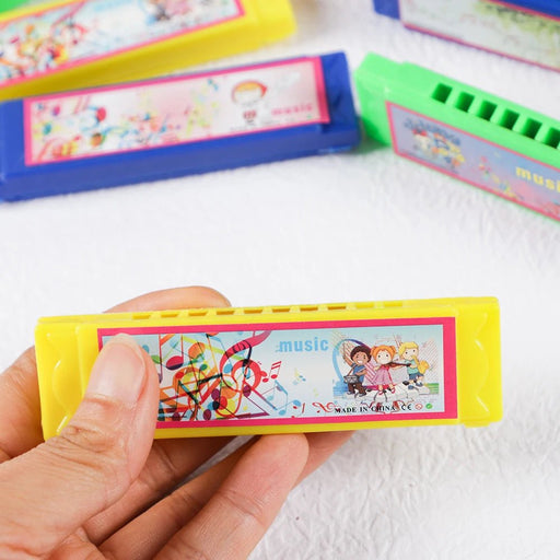 Armónica de plástico con agujeros para niños, instrumento Musical - Quierox - Tienda Online