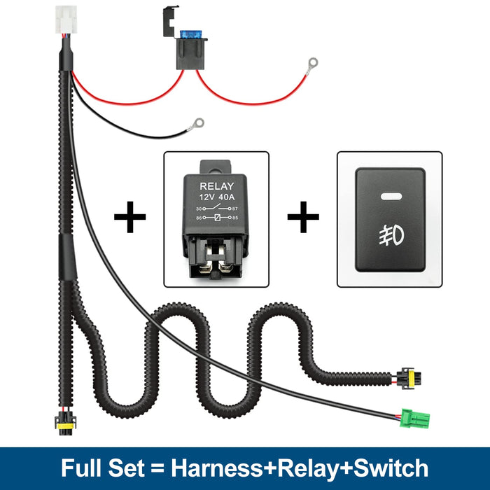 Arnés de cableado de luces antiniebla H11 H8 para Honda Civic Accord Fit CR - V 2013 - 2022 - Quierox - Tienda Online