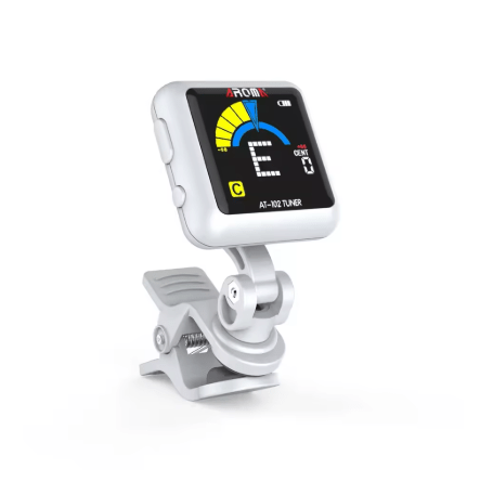 AROMA AT - 102 sintonizador de guitarra recargable con Clip, pantalla a Color, USB C - Quierox - Tienda Online