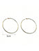 Aros Grandes Y Exagerados Con Aro Circular Liso - Quierox - Tienda Online