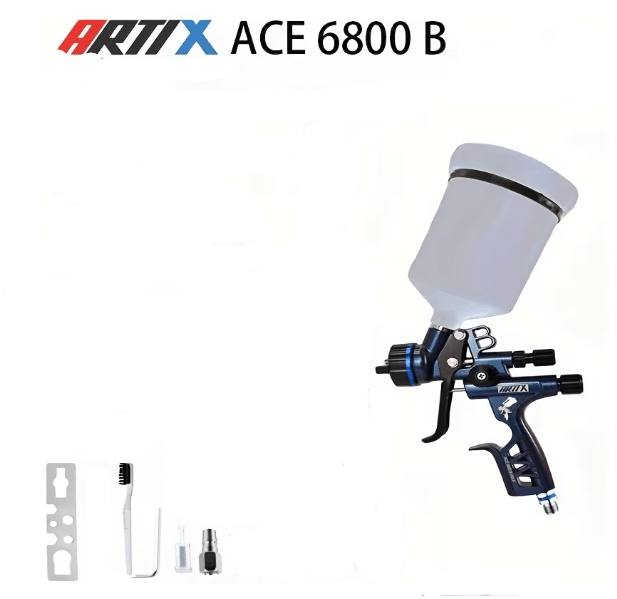 ARTIX ACE 6800 B SET4 Kit de 7 Piezas de Tazas Desechables, Pistola de Pintura HVLP - Quierox - Tienda Online