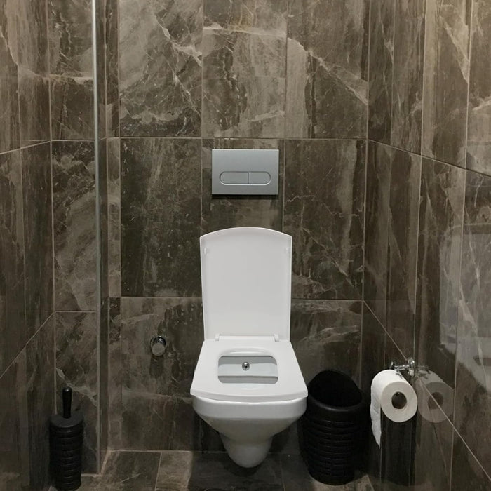 Asiento de inodoro cuadrado, universal grueso para el hogar - Quierox - Tienda Online