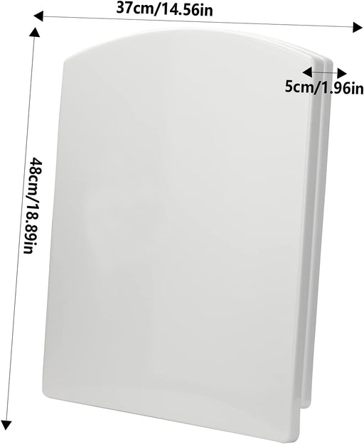 Asiento de inodoro cuadrado, universal grueso para el hogar - Quierox - Tienda Online