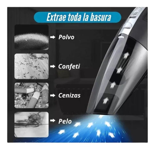 Aspiradora De Mano Inalambrica Recargable Potente - Quierox - Tienda Online