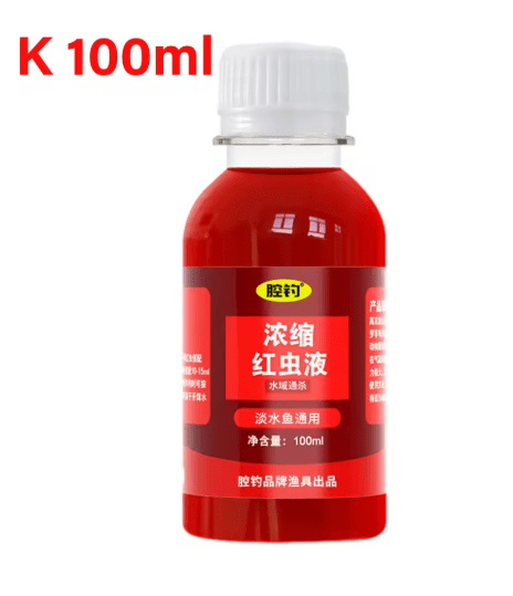 Atrayente de peces concentrado con lombrices rojas. Aditivo líquido para cebo de pesca - Quierox - Tienda Online