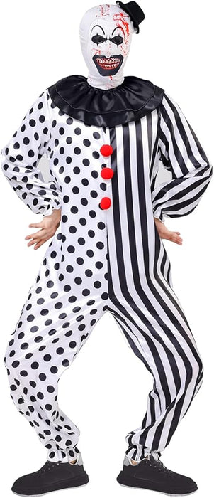 ATTBEA Disfraz unisex de payaso para niños, con sombrero de máscara - Quierox - Tienda Online