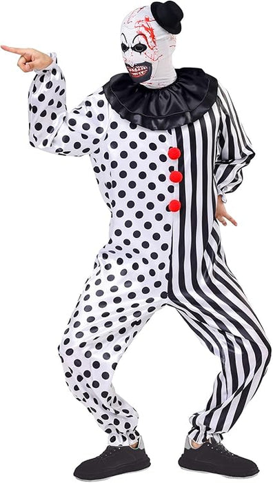 ATTBEA Disfraz unisex de payaso para niños, con sombrero de máscara - Quierox - Tienda Online