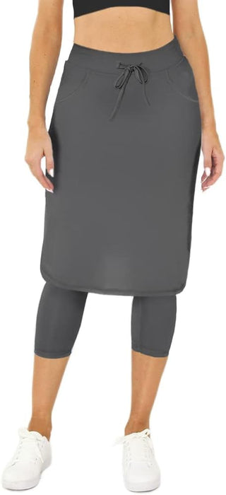 Aurgelmir Faldas de tenis y golf para mujer, leggings con falda para yoga - Quierox - Tienda Online